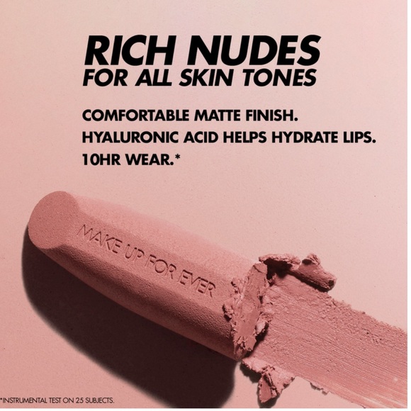 Makeup Forever ROUGE ARTIST VELVET NUDE
SOFT MATTE LIPSTICK 107 Cosy Taupe NWT - Picture 8 of 12